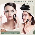 thumbnail image 5 of Triangle Makeup Loose Powder Sponge Puff Makeup Supplies (Black) 4 Pieces, 5 of 5
