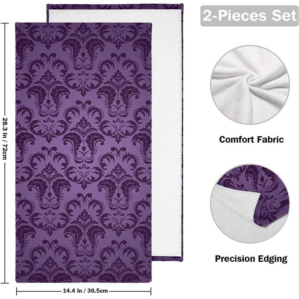 Purple dish towels discount