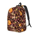 thumbnail image 1 of Disketp Woodland Creatures Floral Mochila de Lona Estampada, Mochila Escolar de Viaje Ligera para Estudiantes y Portátil-Medium, 1 of 5
