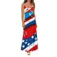 thumbnail image 2 of Holiday Party Dresses for Women Women Summer Dresses Summer Dresses Women Summer Dresses For Women Print Sleeveless Round Neck Dress Casual Long Dresses L Multicolor M, 2 of 7