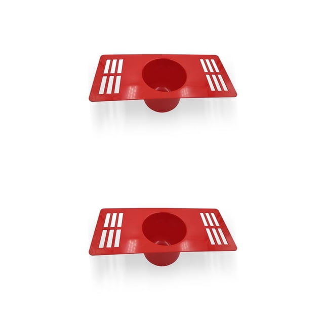 Vogacara Golf Putting Cup Air Vent Plastic Practice Hole Reutilizable Outdoor Golfer Trainer Golf Skill Training Aid Equipment rojo 2piezas Vogacara CBP189037