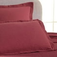 thumbnail image 5 of Superior Fleur De Lis Cotton Decorative Bedspread and Sham Set, Queen, Garnet, 5 of 8