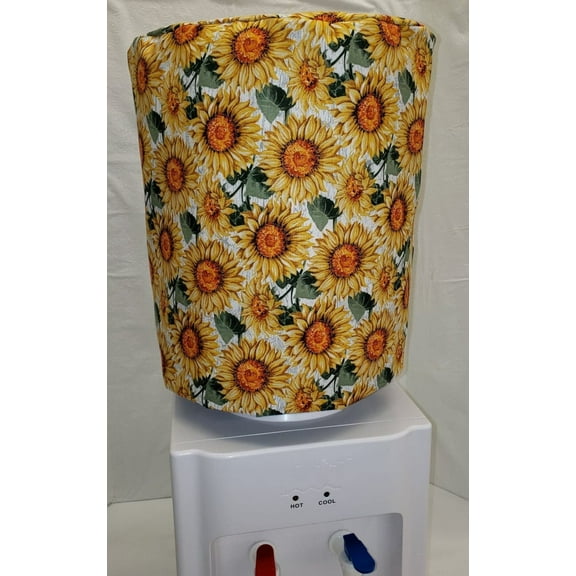 Harvest Sunflowers Water Bottle Cover by Penny's Needful Things (5 Gallon Cover)(Down Spout)
