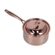 thumbnail image 2 of Cacerola de acero inoxidable 304 antideslizante multiusos para espesar leche con tapa para cocina, color oro rosa, 2 of 14
