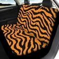 thumbnail image 3 of Pzuqiu Tiger Stripes Car Seat Cover Full Set Breathable Universal Non-Slip Vehicle Cushion Protectors Interior Accessories Easy to Install Elegance Fit for Most Cars and Trucks, 3 of 7