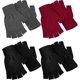 thumbnail image 1 of 4 pares de guantes de invierno de medio dedo, de punto, sin dedos, cálidos y elásticos para hombre, 1 of 5