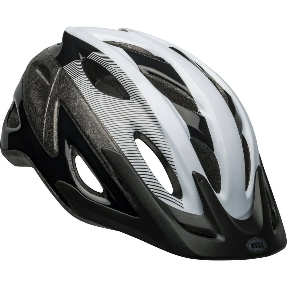 Bell Axle Bike Helmet, Black/White, Adult 14+ (5461cm)