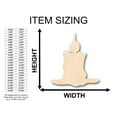 thumbnail image 2 of Unfinished Wood Candle Shape - Craft - up to 46" DIY 30" / 1", 2 of 3