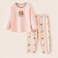 thumbnail image 2 of yboeqw Girls Clothes 2 Piece Crew Neck Long Sleeve Tops and Pants Set Fall Winter Loungewear with Pockets Outfits Set,Size 5-6 Years, 2 of 6