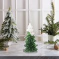 thumbnail image 5 of Flocked Christmas Trees, Crystal Christmas Tree Pines Ornament Resin Crafts To Table Display And Gift Mini Christmas Trees, 5 of 7