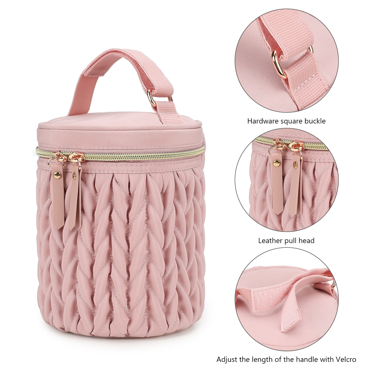 Insulated Baby Bottle Bag, 5.5"×7.48" Breastmilk Cooler Bag with Food-Grade PEVA Lining, Waterproof 300D Polyester Milk Bottle Tote for Nursing Mom, Multi-Use Insulated Lunch Bag for Work/Picnic/Camp