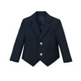 thumbnail image 2 of Chaquetas para niños, chaquetas de traje inglés para niños y niñas, chaquetas de estilo universitario, uniformes escolares, top de algodón para niñas., 2 of 6