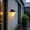 B, variant on Fiaya Women Solar Powered Diamond Wall Lamp A, Outdoor Geometric Patio Ambient Light, Waterproof LED Wall Washer for Garden Yard