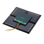 AOSHIKE 10Pcs 2V 130mA Micro Solar Panels Photovoltaic Solar Cells with Wires Solars Epoxy Plate DIY Projects Toys 54mm x 54mm/2.13 x 2.13