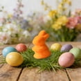 thumbnail image 4 of WUJGXI Bunny Figurine Easter Home Cute Desktop Tabletop Ornament For Living Room Decoration, 4 of 6