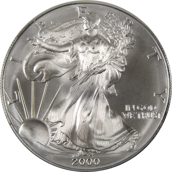 2000 American Silver Eagle Uncirculated Bullion $1 Coin
