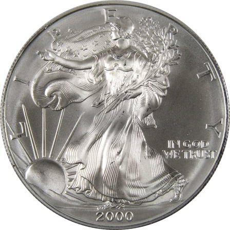 2000 American Silver Eagle Uncirculated Bullion $1 Coin