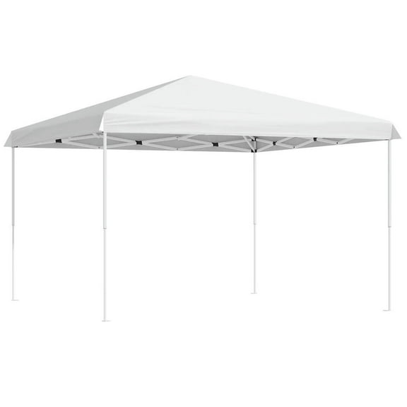 Barara King Outdoor Canopy Tent, Patio Portable Canopy,13' x 13' Pop Up Canopy Tent, Instant Sun Shelter, Tents for Parties,White