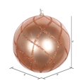 thumbnail image 3 of Vickerman MT198258D Ornement en Filet Pailleté Or Rose 6 Po. - 2 par Sac, 3 of 3