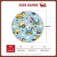 thumbnail image 4 of Bingfone Christmas Tree Skirt Mat Christmas Decoration Interior 36"-Building Truck, 4 of 8