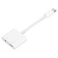 thumbnail image 2 of Adaptador USBCAUX, USB C a USBC 2 en 1 Divisor de audio y carga Divisor USBC Eficiencia óptima, 2 of 9