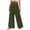 Army Green, variant on Casual Pants for Womens Elastic Waist Fashion Plus Size Casual Pants High Waist Adjustable Lace Loose Nine-point Pants Up to 65% off!