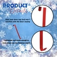thumbnail image 3 of A1U Metal Wreath Hangers (RED), Christmas Fall Halloween Easter Holiday Ornaments Accessories Hanging Wreaths Over Door Lightweight Durable Handy Multi-usage Single Hook Decorations, 1 ct. (14 in.), 3 of 7