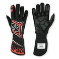 thumbnail image 2 of Simpson Racing MGLR Magnata Nomex Racing Gloves SFI 3.3/5 Black/Red Size Large, 2 of 12