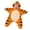 Orange, variant on GiLiling Baby Cow Starfish Hooded Onesie for Boys Girls, Fleece Swaddle Jumpsuit, Infant Outfit Newborn Halloween Photo Prop Sleep Sack