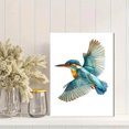 thumbnail image 2 of Kingfisher Bird Watercolor Canvas Wall Art，Apartment Home Bathroom Hallway Decor, 2 of 8