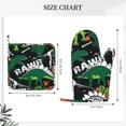 thumbnail image 4 of Disketp Dinosaur Skeleton Oven Mitts And Potholders Bbq Gloves-Oven Mitts And Pot Holders With Recycled Infill Silicone Non-Slip Cooking Gloves For Cooking Baking Grilling, 4 of 9