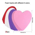thumbnail image 2 of CHAO El alegre juego de manualidades de San Valentín incluye 16 corazones de espuma grandes y 700 pegatinas de corazones de espuma para regalos de fiesta, 700 unidades, 2 of 5