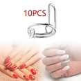 thumbnail image 1 of Juego de Anillos para Uñas Yinane 10 Piezas Metal Ajustable, 1 of 8