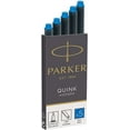 thumbnail image 2 of Parker Quink Washable Ink Fountain Pen Refill Cartridges, 10 Blue Ink Refills (3016031PP) (10 Cartridges, Blue), 2 of 4