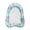 Peach red, variant on Tropical Floral Print Mesh Inflatable Pool Float, Thickened PVC Lounge Inflatable Water Floating Lounge Chair (Flamingo)