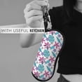 thumbnail image 5 of Xecao Hawaiian Style for Eyeglass Case Soft Shell, Portable Sunglass Case, Fashionable Eyeglass Case with Zipper, Lightweight, 5 of 6