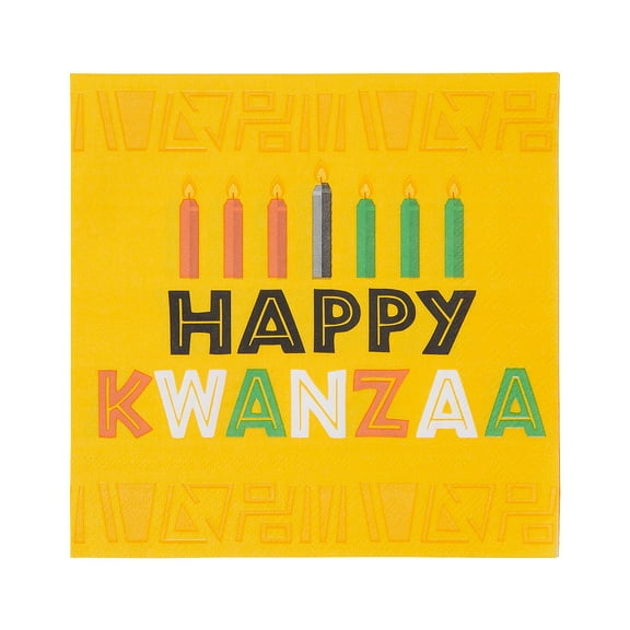 Fun Express Kwanzaa Luncheon Napkins - 16 Ct