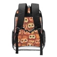 thumbnail image 2 of Sikiie Brown Owl Clear Backpack, Transparent Bookbag for School for Women Men, Capacity Clear Bag for College, Travel, 2 of 7