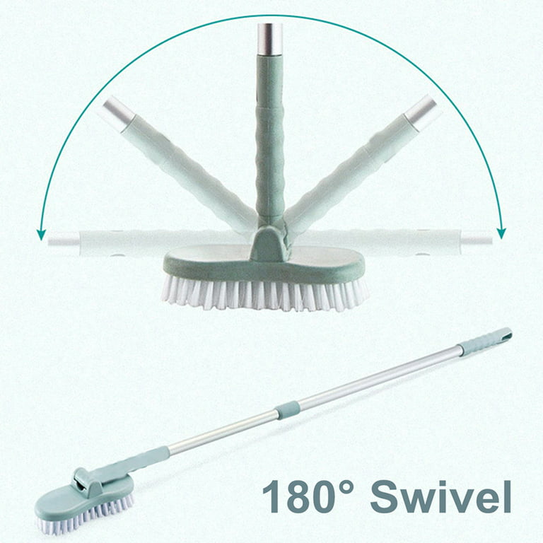 Adjustable Handle Cleaning Brush Door Window Bathtub Bristle Brushes Tools  ABS