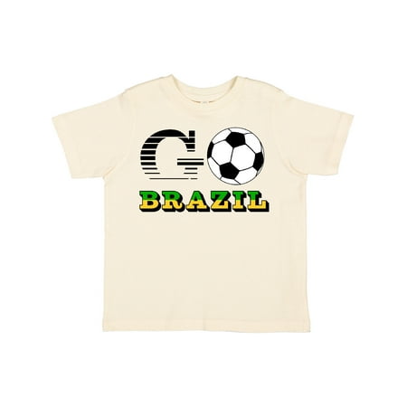 

Inktastic Go Brazil- Soccer Football Gift Toddler Boy or Toddler Girl T-Shirt