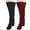 Claret, variant on Lovskoo Women's 2 Pairs High Fuzzy Socks Over Knee Winter Leg Warmers Fleece Slipper Socks for Women Christmas Home Sleeping Blue
