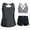 Dark Gray, variant on Bikini Set Woman Swim Shorts and Bathing Suit Tops for Women Women Bathing Suit Drawstring High Waist Stretchy Drawstring Loose Fit Womens Swimsuits Bikini S-3XL