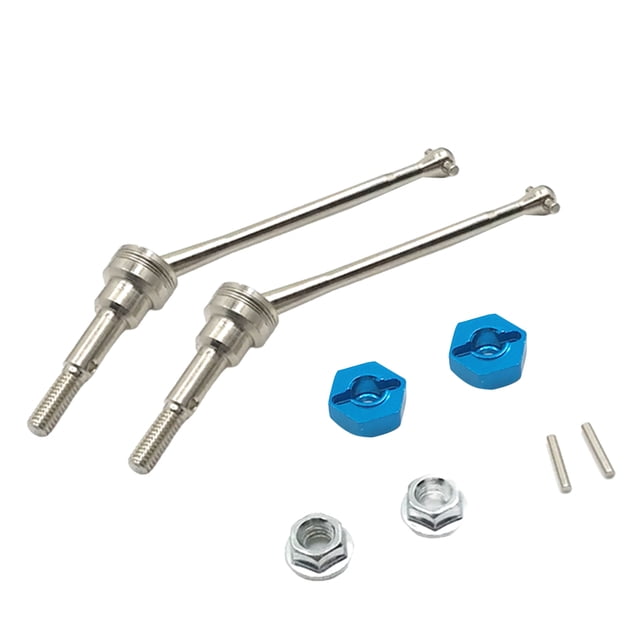 letairis Front Drive Shaft Coupler Kit 1:12 Remote Control Car Upgrade Parts Repair Modification Replacement for Wltoys 12423 12427 12428 Blue