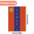 thumbnail image 3 of Holiday Read The 48 Laws Of Power By Robert Paperback – 24x15cm Edition With Concise Summary 1 book 48 Laws of Power (Book) Perfect Gift Must-Read Gift Idea Present Makeup Organizers, 3 of 5