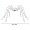 thumbnail image 6 of 59" Halloween White Fur Spider, 6 of 7