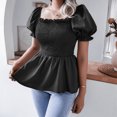 thumbnail image 3 of Women Top,Women Top Square Neck Party Blouse Square Neck Blouse Time-Tested Durability, 3 of 5