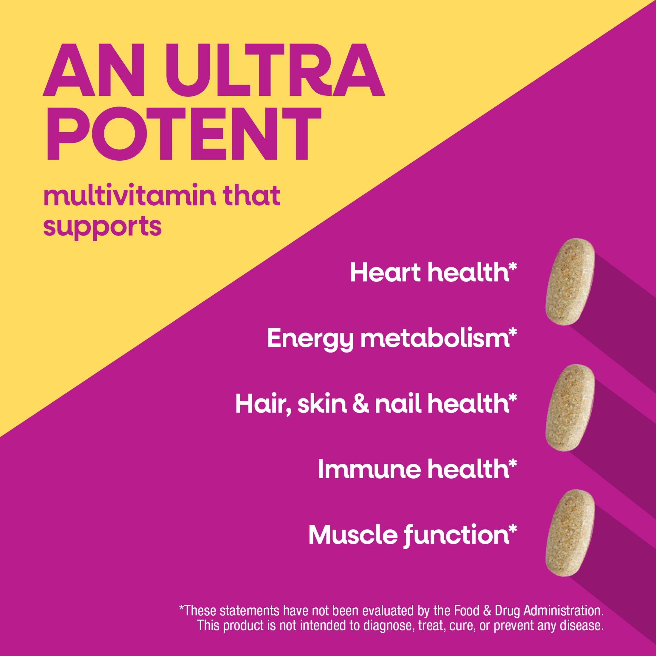 Nature’s Way Alive! Women’s Ultra Multivitamin Tablets,  Vitamins B12, A, C, D3, E, Zinc, 150ct