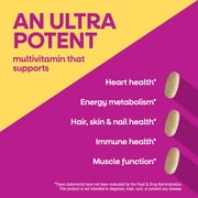 Natures Way Alive! Womens Ultra Multivitamin Tablets, High Potency Formula, 60 Count