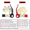 thumbnail image 2 of Sidaley 1 par de terminales de de coche, conectores de Cable automotriz de desconexión rápida, abrazaderas de reparación lavables Vehículos, repuestos y accesorios Mis, 2 of 6