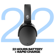 Skullcandy Hesh ANC XT Foldable on-Ear Headphones, True Black